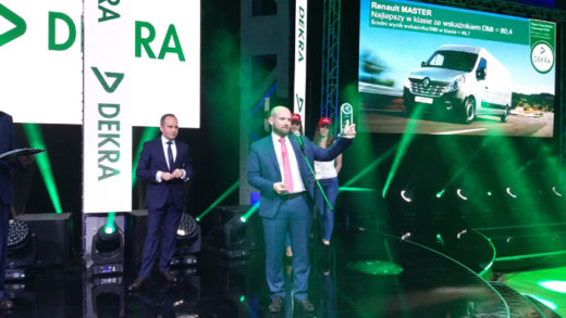 Nagrodę dla Mastera odebrał Paweł Baranowski - szef Działu Samochodów Dostawczych Renault Polska. 
