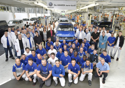 Pierwszy nowy Amarok, który opuścił linię montażową fabryki VW w Hanowerze to topowy model Aventura z silnikiem o mocy 224 KM.